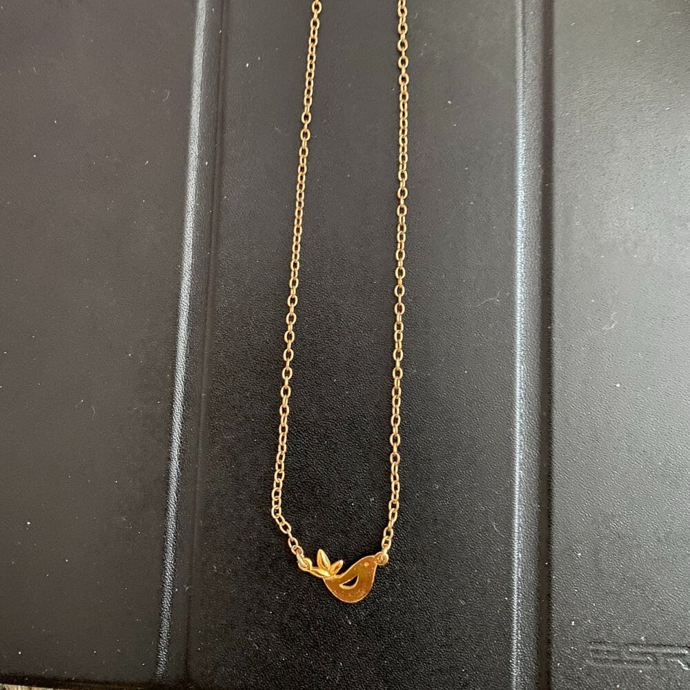 Gorjana and Griffin Lovebird Necklace
